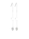 Swarovski Meteora Dangle Earrings In Silver
