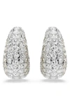 Swarovski Sublima Drop Earrings In Silver