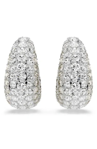 Swarovski Sublima Drop Earrings In Silver