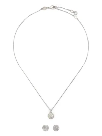 Swarovski Meteora Crystal-embellished Set In Silver