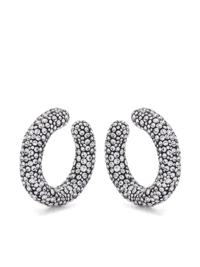Swarovski Sublima Hoop Earrings In Metallic