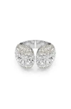 Swarovski Sublima Cocktail Ring In Silver/white