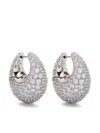 Swarovski Sublima Pierced Earrings In Metallic