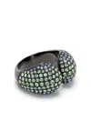 Swarovski Sublima Crystal-embellished Cocktail Ring In Multicolor