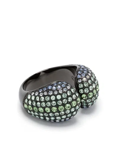 Swarovski Sublima Crystal-embellished Cocktail Ring In Multicolor