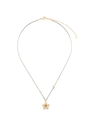 Swarovski Sublima Star Necklace In Gold