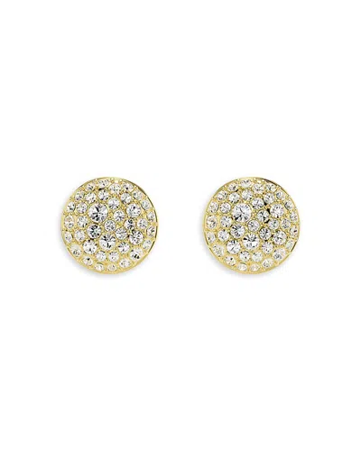 Swarovski Sublima Stud Earrings In Gold
