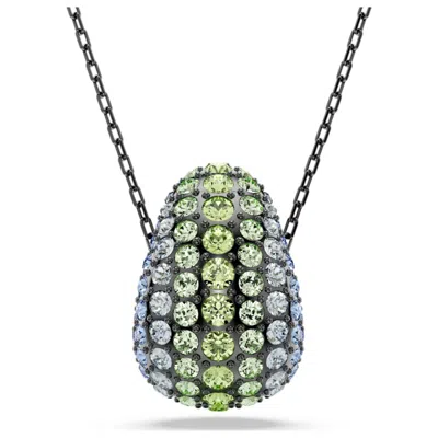 Swarovski Sublima Pendant Necklace In Green