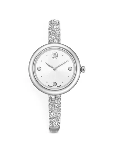 Swarovski Sublime Crystal-embellished 28mm Watch In Metallic