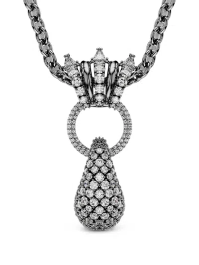 Swarovski Sublime Necklace In Gray