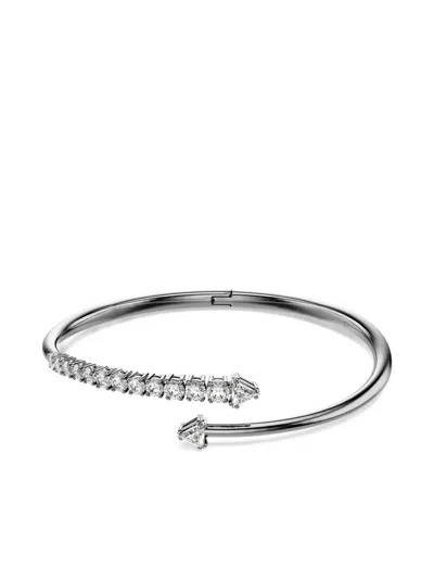 Swarovski Swaroski Sublima Ruthenium Plated Bangle In Black