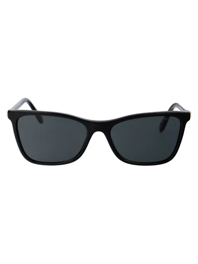 Swarovski Square-frame Sunglasses In 100187 Black | ModeSens