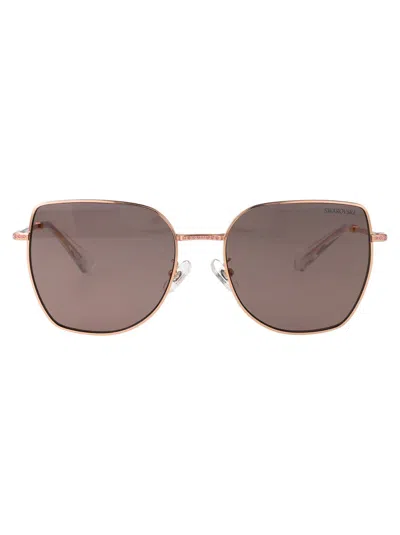 Swarovski Sunglasses In 40147n Rose Gold