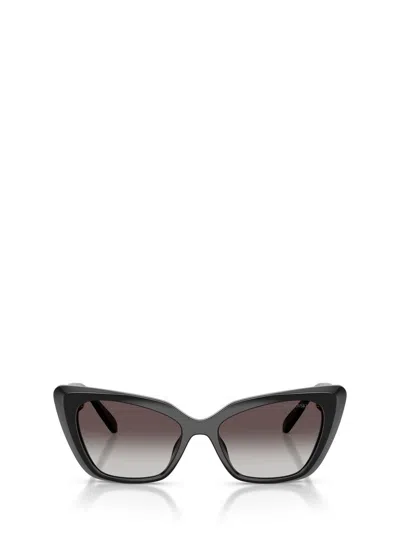 Swarovski Sk 6047 10018g 54mm Womens Cat-eye Sunglasses In Black