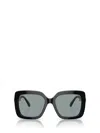 Swarovski Crystal-embellished Oversize-frame Sunglasses In Black