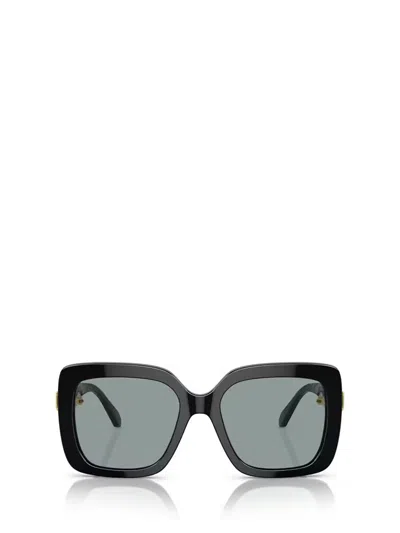 Swarovski Crystal-embellished Oversize-frame Sunglasses In Black