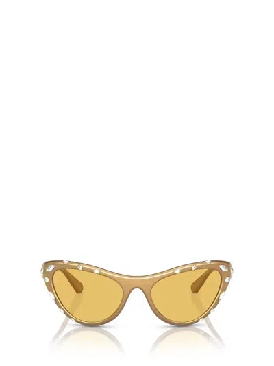 Swarovski Sunglasses In Gold