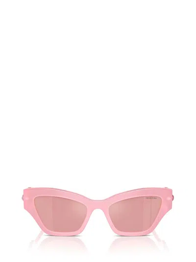 Swarovski Sunglasses In Milky Pink