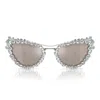 Swarovski Sk7011 Silver Sunglasses In Silver