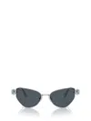 Swarovski Womens Silver Sk7003 Irregular-frame Metal Sunglasses In Silver