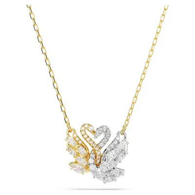 Swarovski Swan Pendant In 白色
