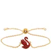 Swarovski Swan Bracelet In Red