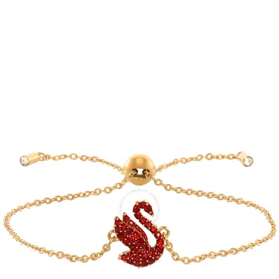 Swarovski Swan Bracelet In Red
