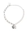 Swarovski Swan Bracelet In Silver