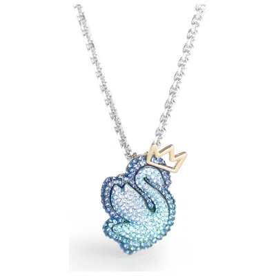 Swarovski Swan Women's Necklace In Brown