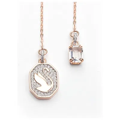 Swarovski Swan Women's Necklace In Gold