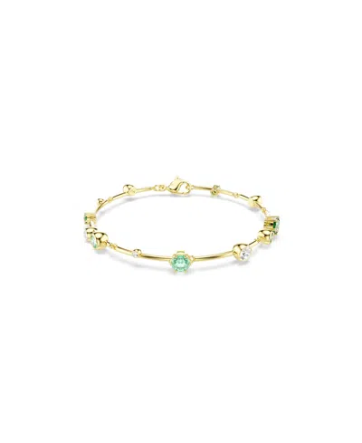 SWAROVSKI SWAROSKI CONSTELLA GOLD-TONE PLATED BRACELET