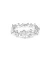 Swarovski Swaroski Constella Rhodium Plated Bracelet In Silver