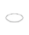 Swarovski Swaroski Dextera Rhodium Plated Bangle In Silver