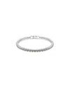 Swarovski Swaroski Imber Emily Rhodium Plated Tennis Bracelet In Metallic