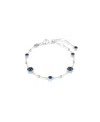 Swarovski Swaroski Imber Rhodium Plated Bracelet In Blue