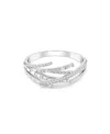Swarovski Swaroski Matrix Rhodium Plated Bangle