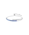 Swarovski Swaroski Matrix Rhodium Plated Bracelet In Blue