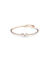 Swarovski Swaroski Mesmera Rose Gold-tone Plated Bangle In Gold