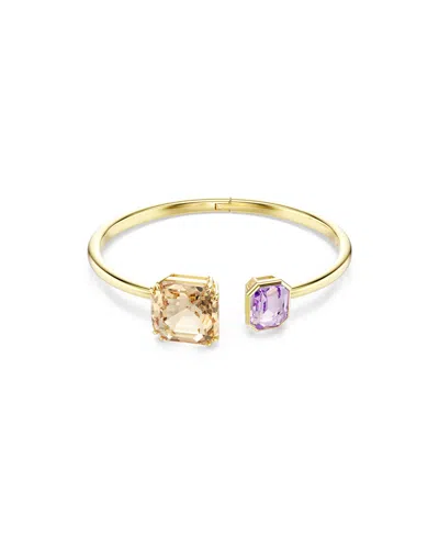 SWAROVSKI SWAROSKI MILLENIA GOLD-TONE PLATED BANGLE