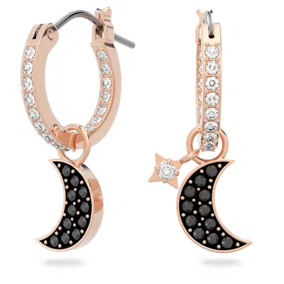 Swarovski Symbolic Drop Earrings In Black