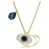 Swarovski Symbolica Evil Eye Pendant Necklace In Blue