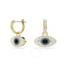 Swarovski Symbolica Drop-ohrhänger In Blue/gold Tone