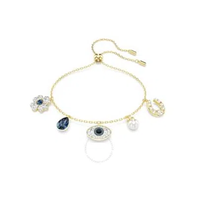 SWAROVSKI SWAROVSKI SYMBOLICA BRACELET IN BLUE/GOLD-TONE