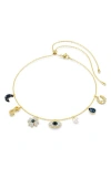 Swarovski Elegant Brass Bijoux Accessory