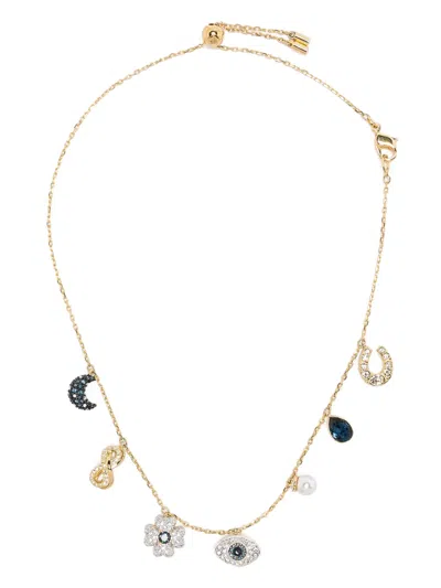 Swarovski Symbolica Charms Choker Necklace In Gold