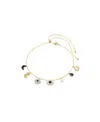 Swarovski Elegant Brass Bijoux Accessory In Multicolored