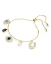 Swarovski Elegant Brass Bijoux Accessory In Multi