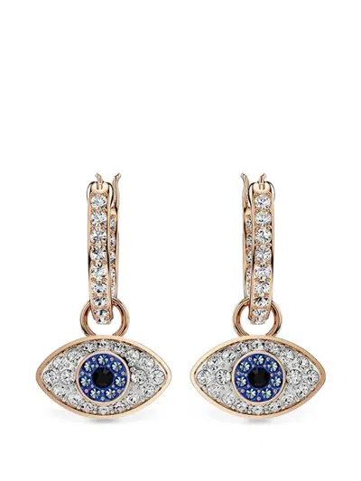 Swarovski Symbolica Crystal-embellished Earrings In Gold