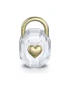 Swarovski Symbolica Padlock Figurine In White,clear