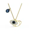 Swarovski Symbolica Evil Eye Pendant Necklace In Multicolored